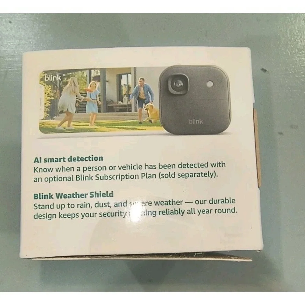 Blink Outdoor 2K+ Wireless Security Camera 2K 2-Pack w/Sync NEW Alexa Smart